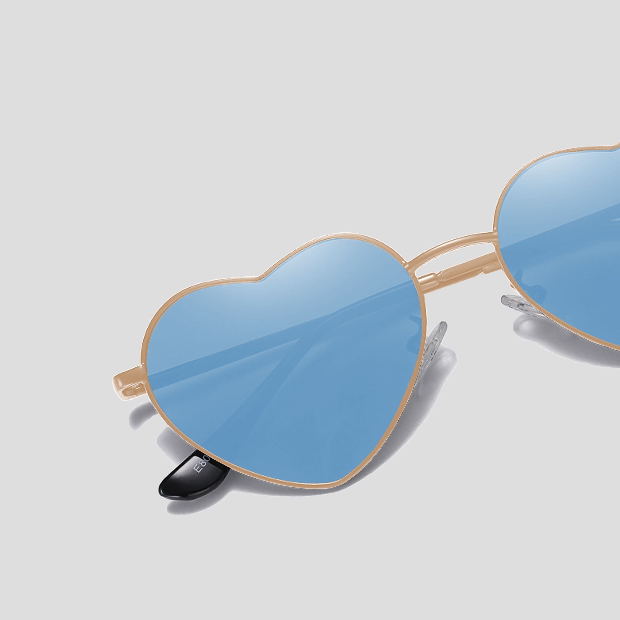 Anna-Kaci Women's Stylish Heart-Shaped Polarized Sunglasses UV400 Protection for Outdoor Activities