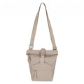 Water Resistant Nylon Crossbody Bucket Bag Adjustable Strap Multi Pocket Everyday Travel Bag