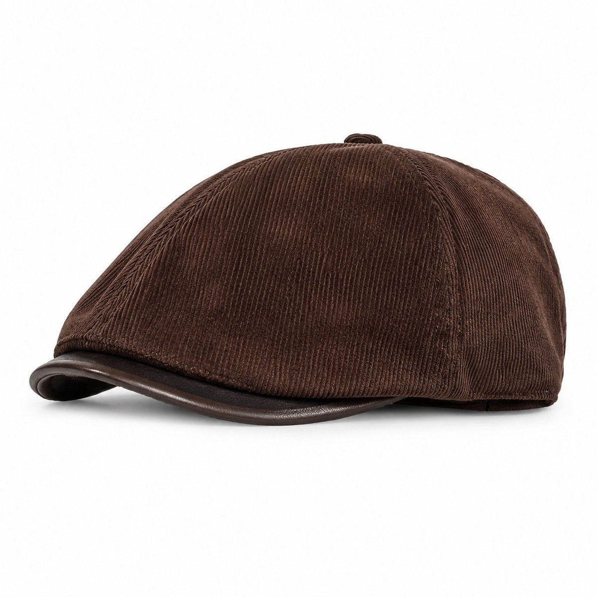 Corduroy Newsboy Cap Adjustable Short Brim Vintage Fall Winter Hat