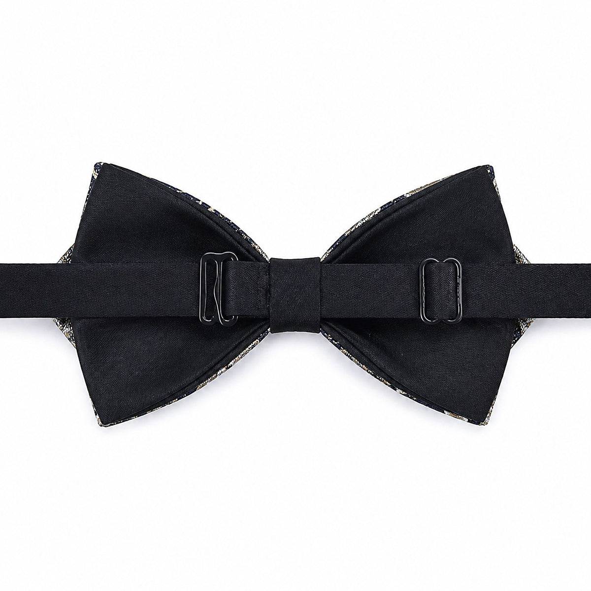 Pre Tied Paisley Bow Tie with Rhinestone Accent for Formal Wear
