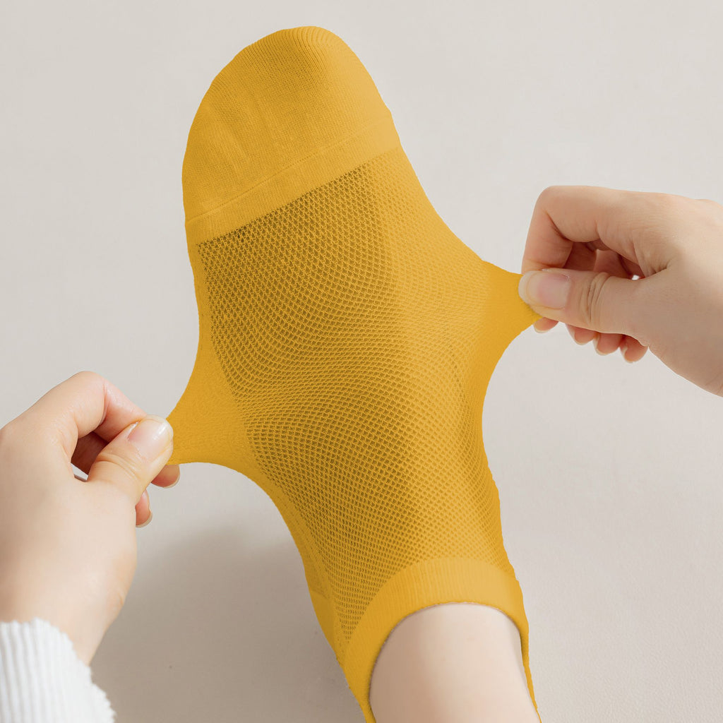 Anna-Kaci Women's No Show Socks Classic Thin Mesh Breathable 6pk