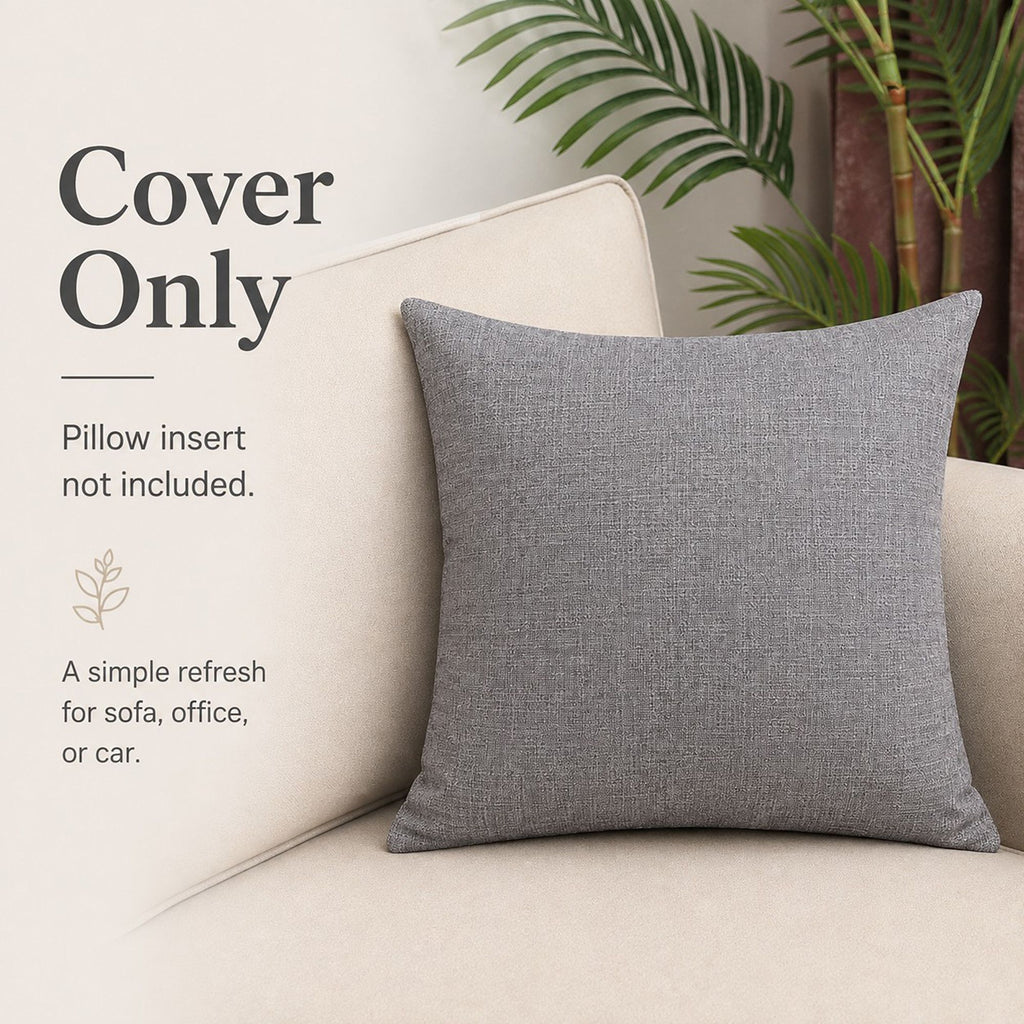 Textured Decorative Throw Pillow Cover Soft Accent Cushion Cover for Sofa Bed Chair