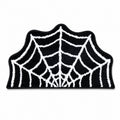 Halloween Spider Web Shaped Bath Mat Nonslip Accent Rug 15.7 x 23.6 Inches
