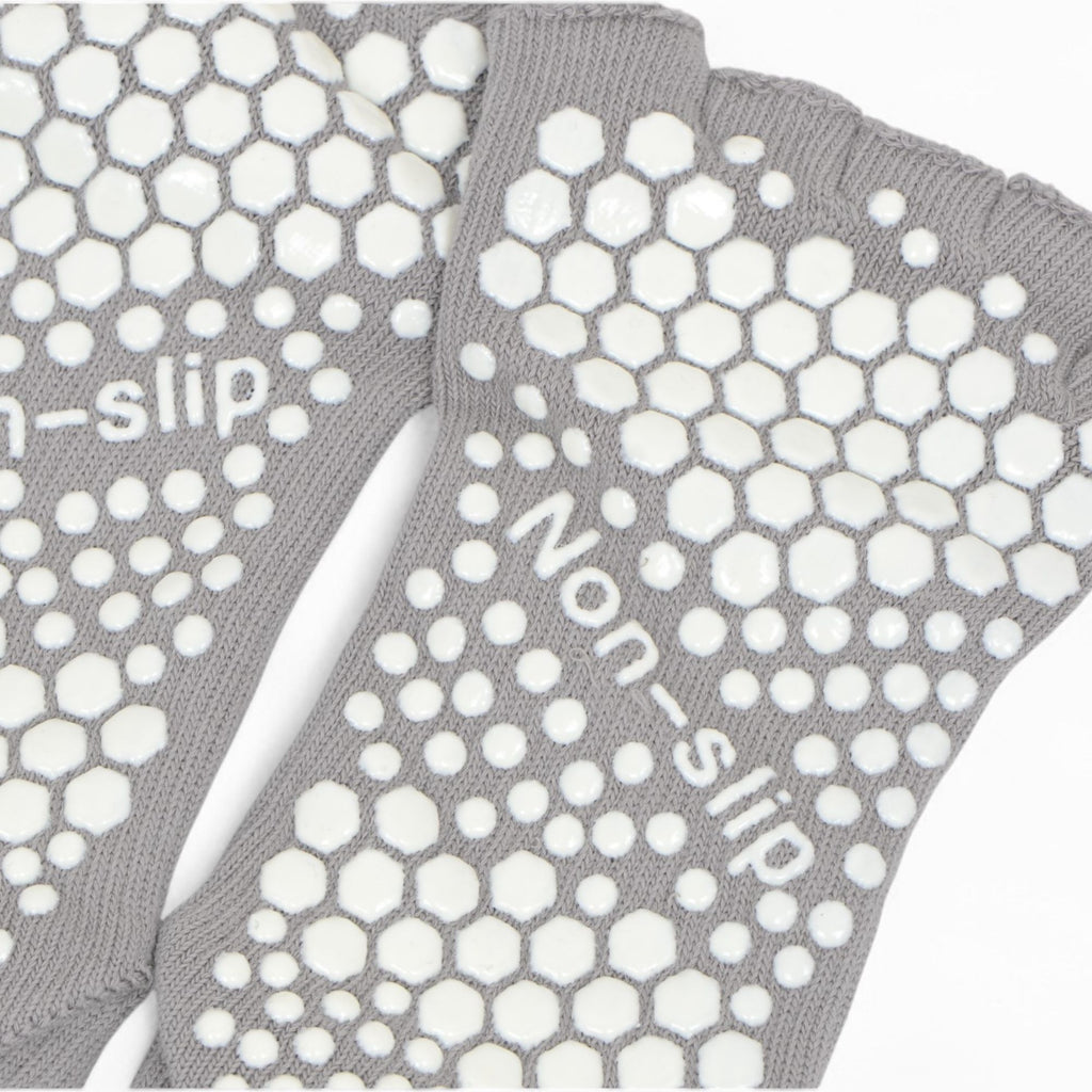 Anna-Kaci Women's Open-Toe Grip Socks for Yoga and Pilates with Non-Slip Soles and Arch Support