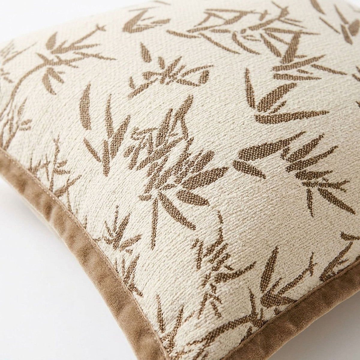 Boho Neutral Textured Accent Throw Pillow Cover