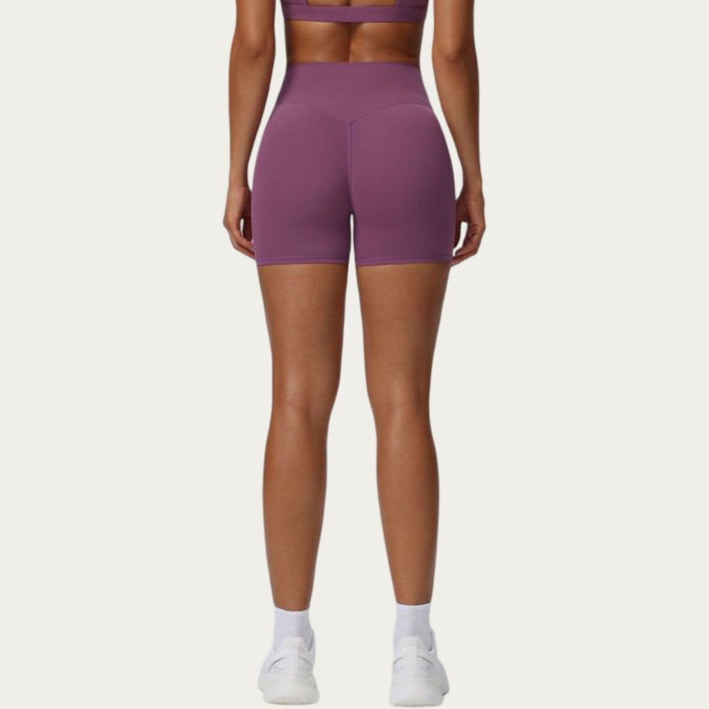 Anna-Kaci Active Women's High Waist Biker Shorts with Smooth Stretch Knit Fabric