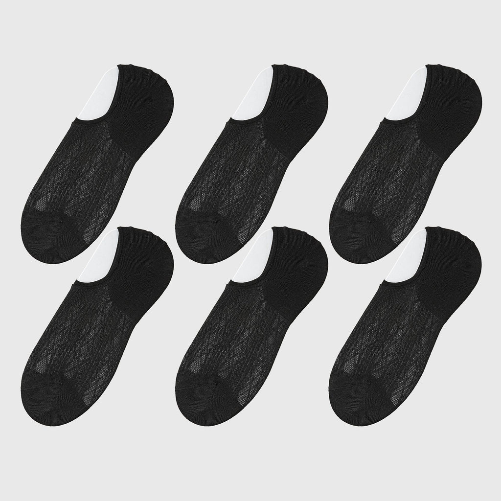 Anna-Kaci Women's Invisible No-Show Liner Socks 6Pk