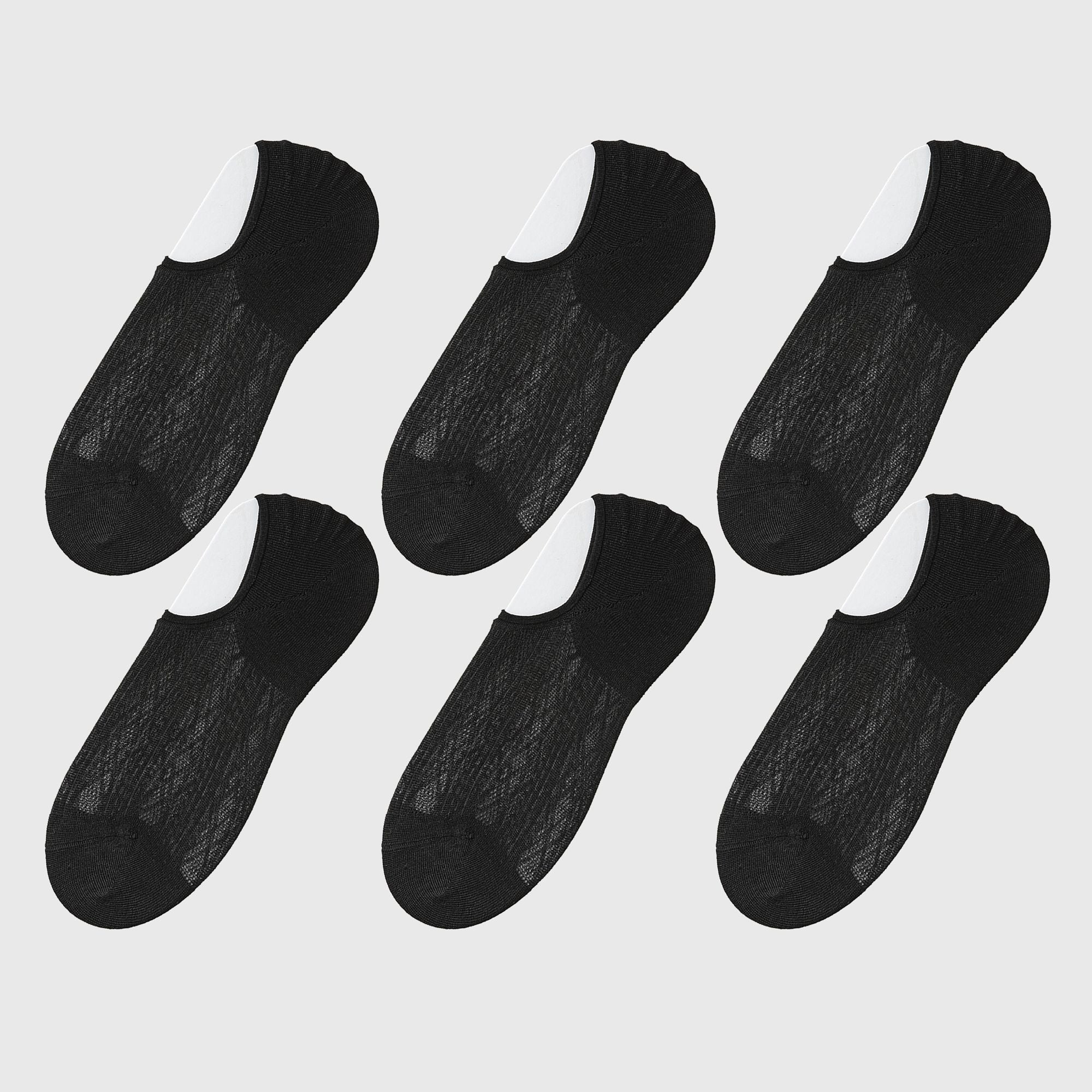 Anna-Kaci Women's Invisible No-Show Liner Socks 6Pk