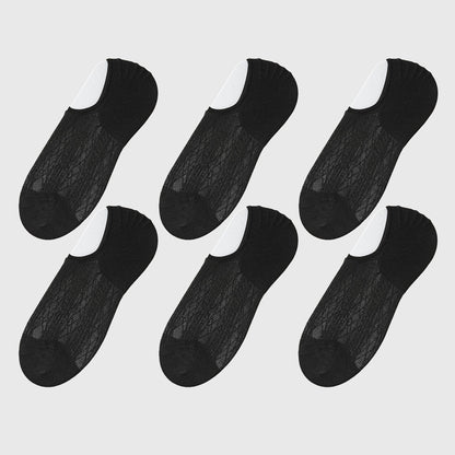 Anna-Kaci Women's Invisible No-Show Liner Socks 6Pk