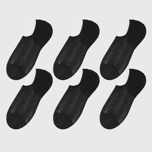 Anna-Kaci Women's Invisible No-Show Liner Socks 6Pk