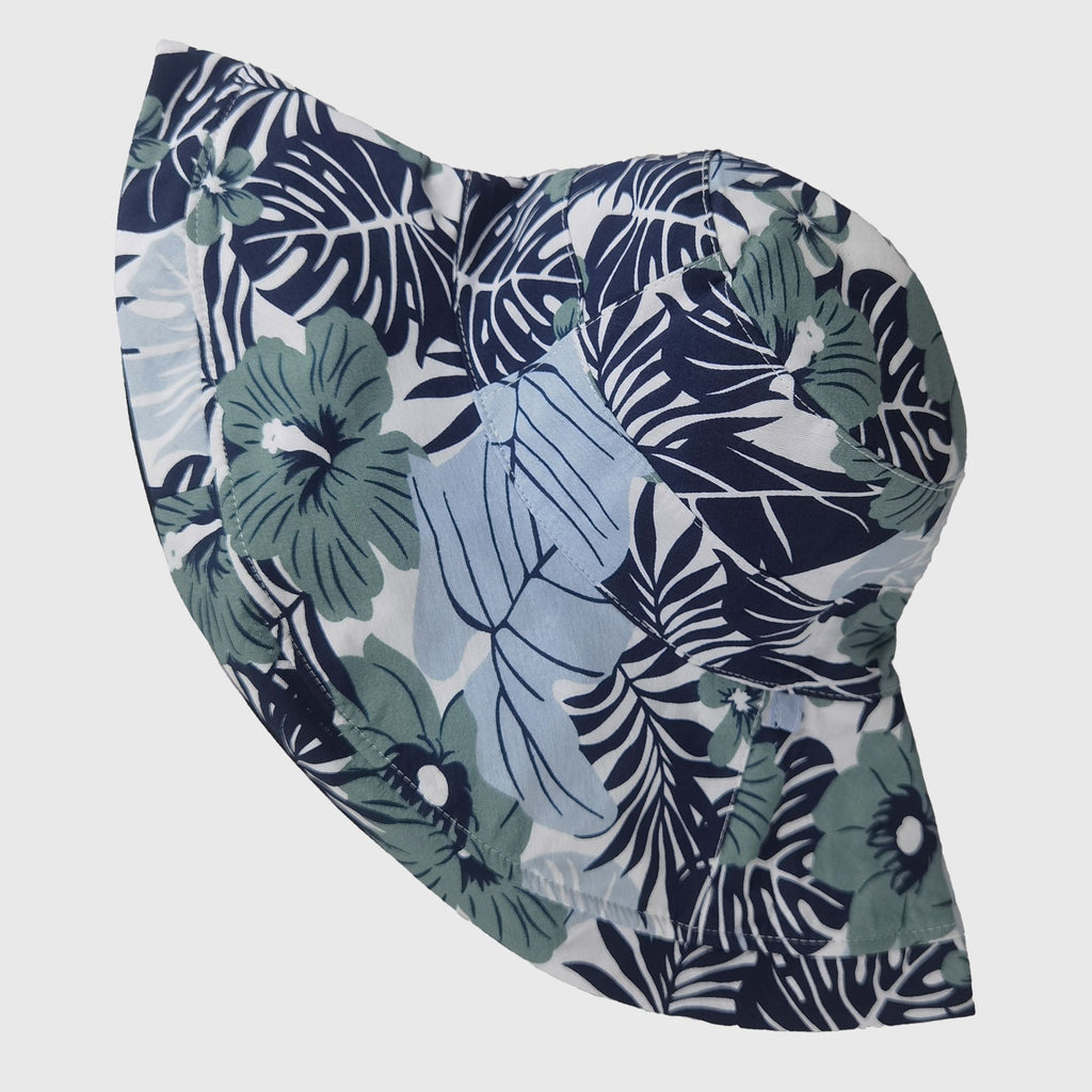 Anna-Kaci Women's 2-in-1 Double-Sided Bucket Hat with Floral & Solid Design