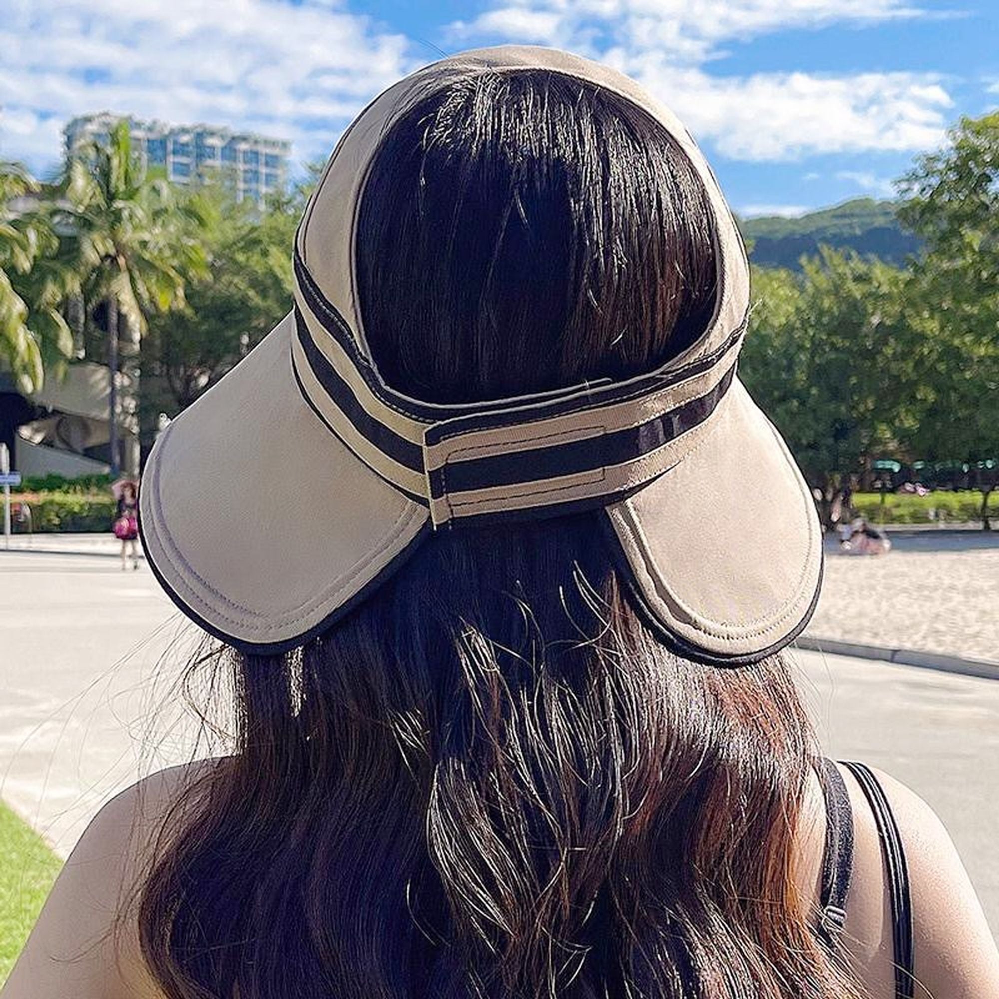 Anna-Kaci Women's Foldable Wide - Brim Sun Visor Hat