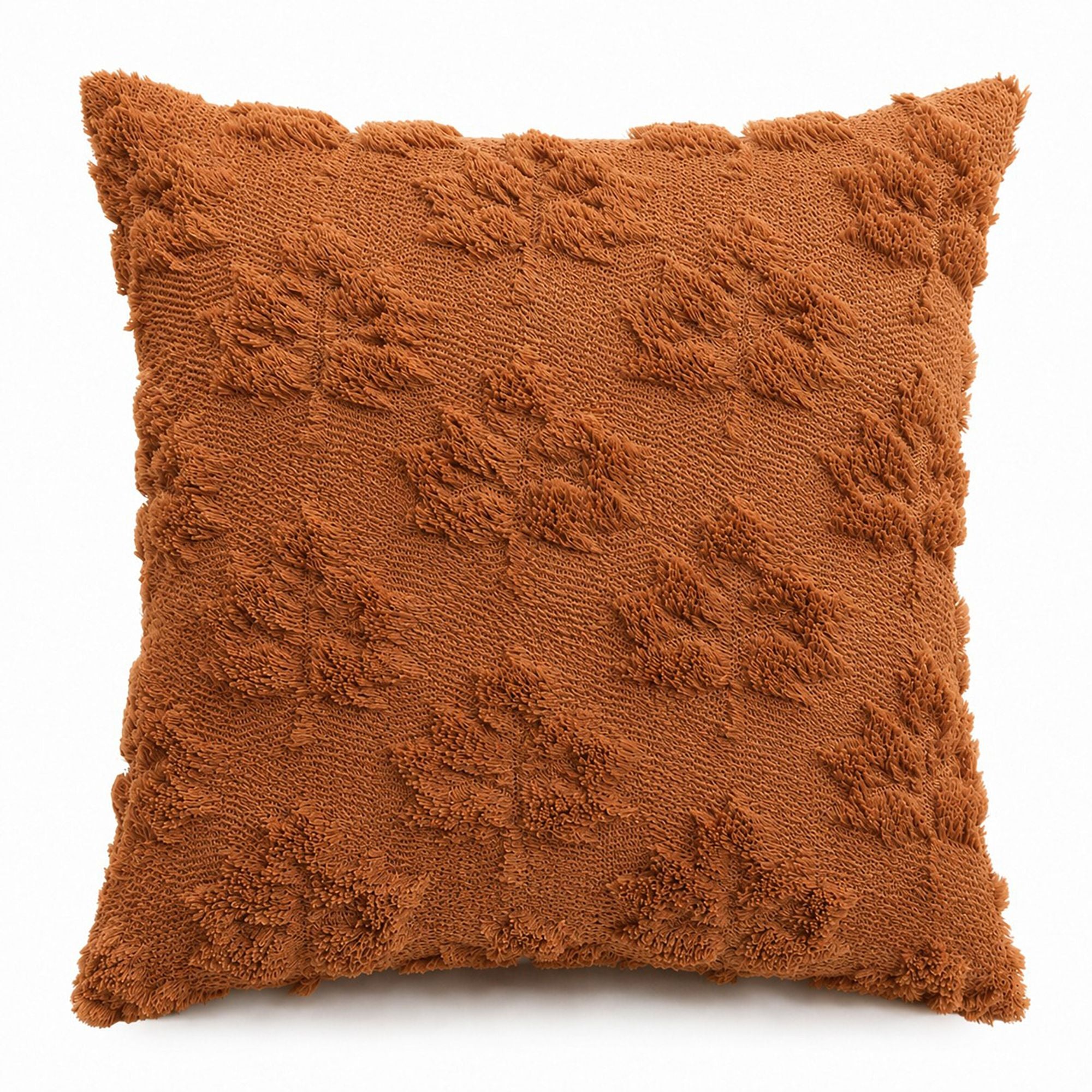Funda de almohada decorativa con textura botánica para sofá, cama y silla