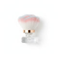 Soft Synthetic Nail Dust Cleaning Brush with Crystal Base and Protective Stand