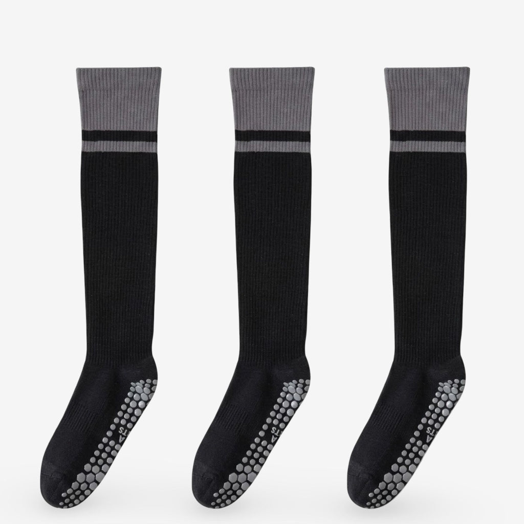 Colorblock Calf Compression Yoga Socks for Fitness and Pilates 3 Pack