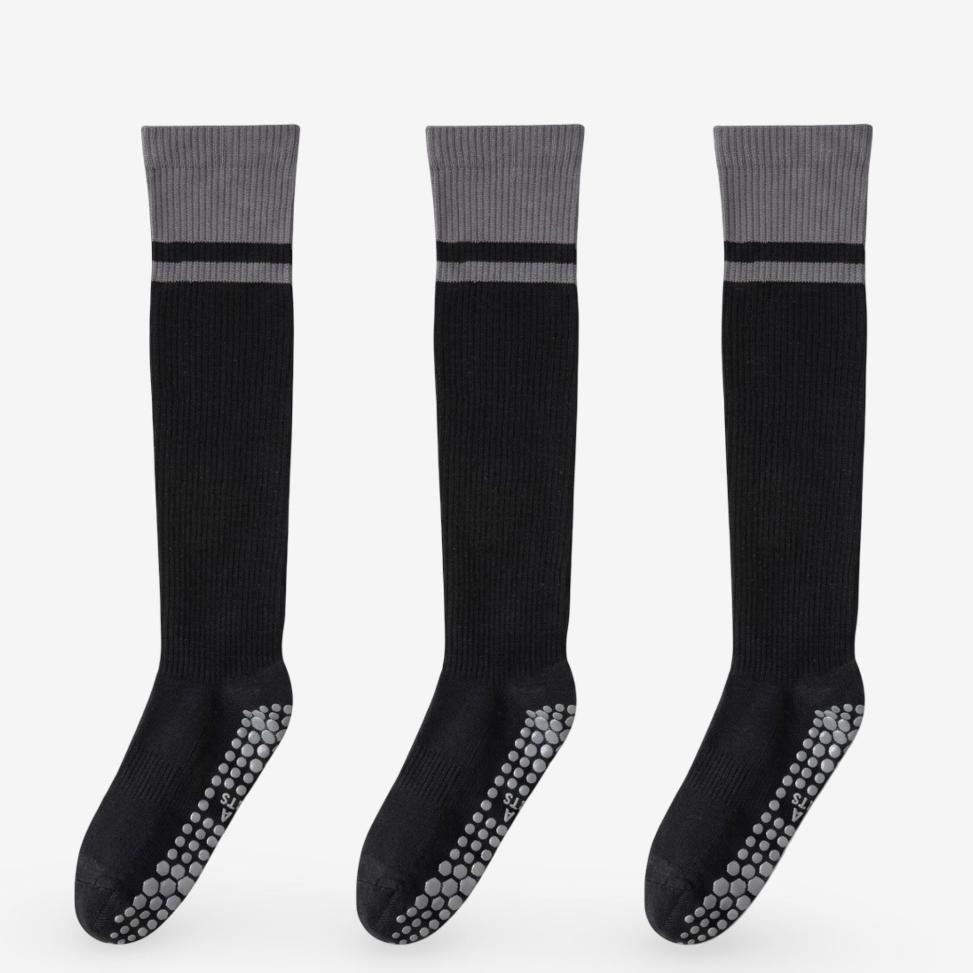 Colorblock Calf Compression Yoga Socks for Fitness and Pilates 3 Pack