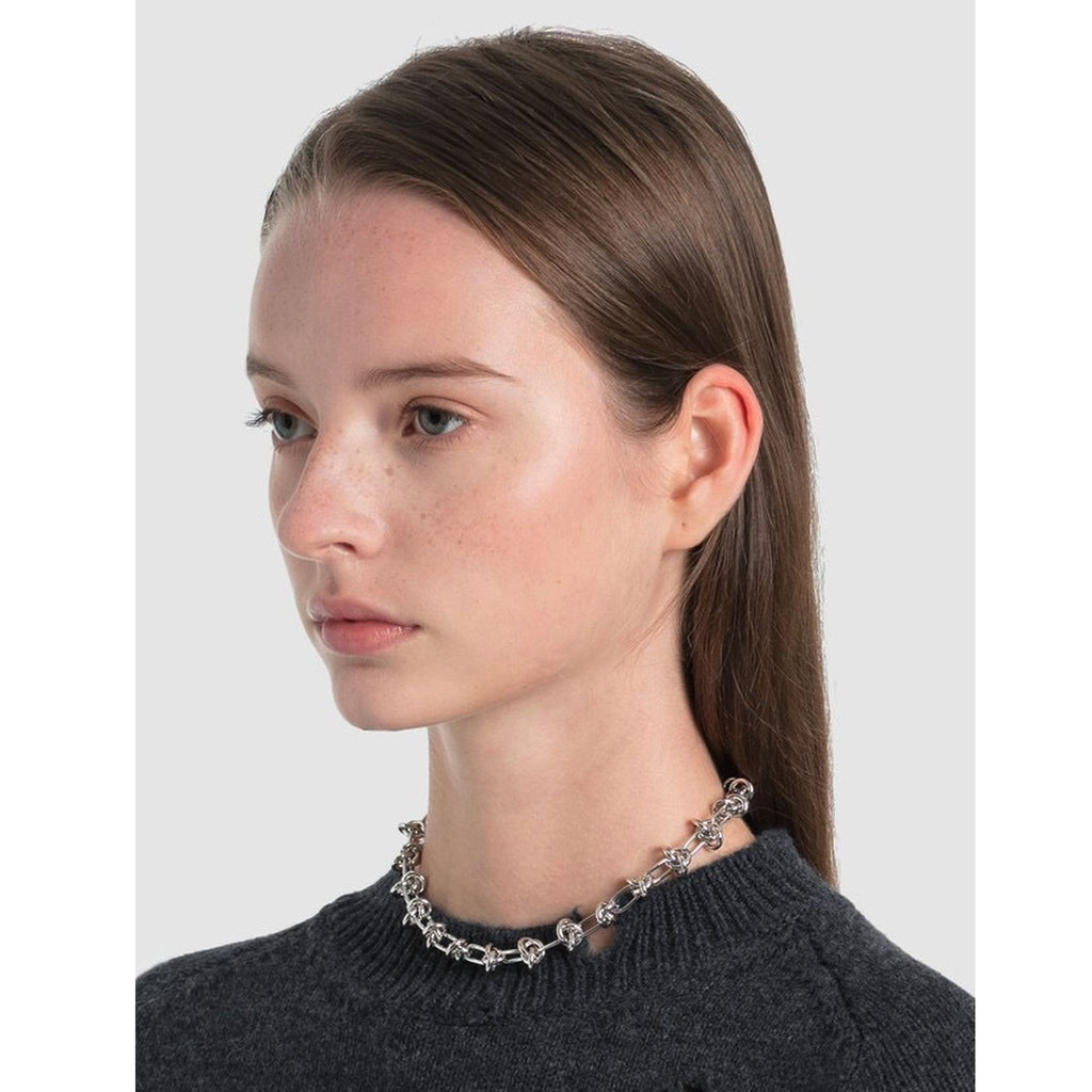 Women's Double Heart Pendant Necklace