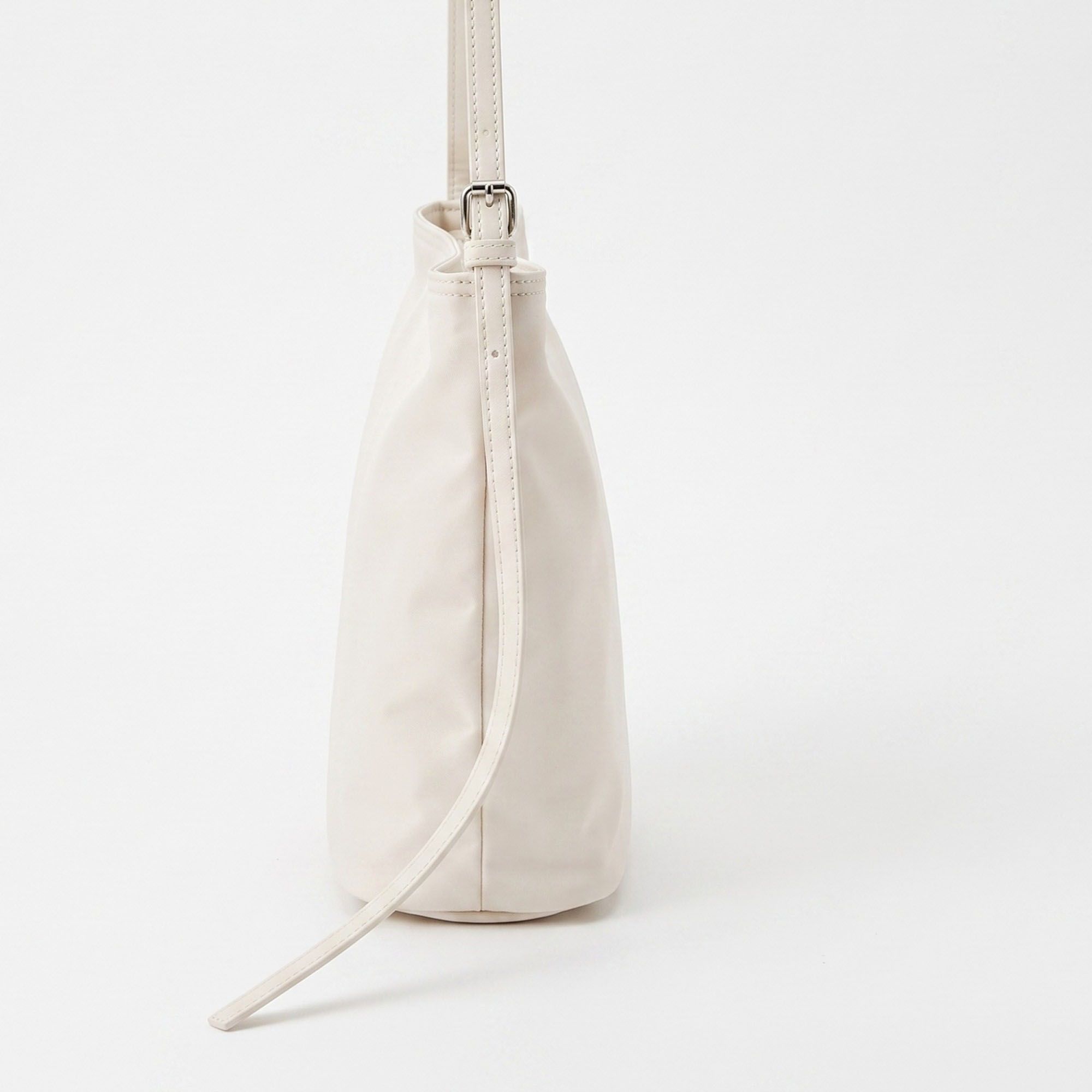 Bucket Shoulder Bag with Adjustable Crossbody Strap 9.5x8.5x4.5in