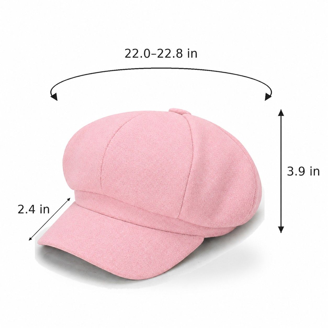 Classic Newsboy Cap Soft Textured Baker Boy Hat for Everyday Wear