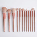 14 Piece Makeup Brush Set with Soft Synthetic Bristles for Face Eye Blending Contour Foundation