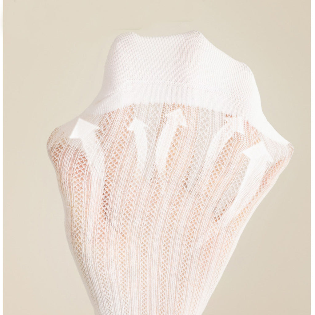 Anna-Kaci Women's 4-Pair Pack Sheer Ribbed Ankle Socks with Ruffled Trim and Embroidered Bow Detail in Multiple Color Combinations