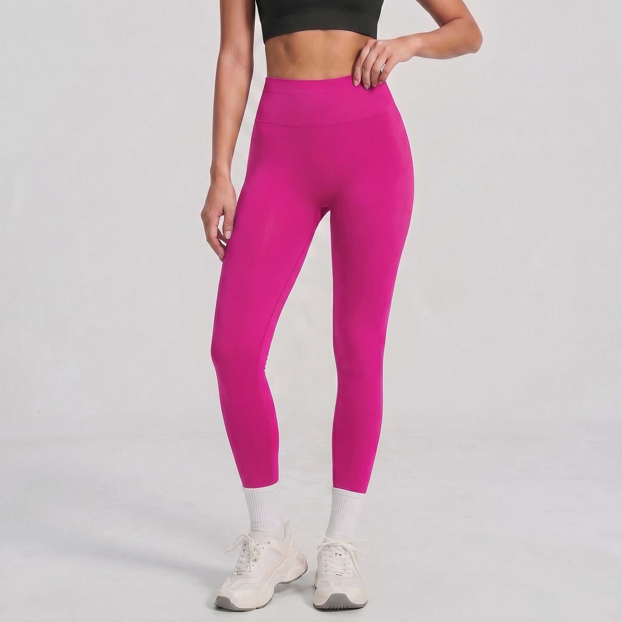 High Waisted Butt Lifting Yoga Leggings Tummy Control Workout Pants