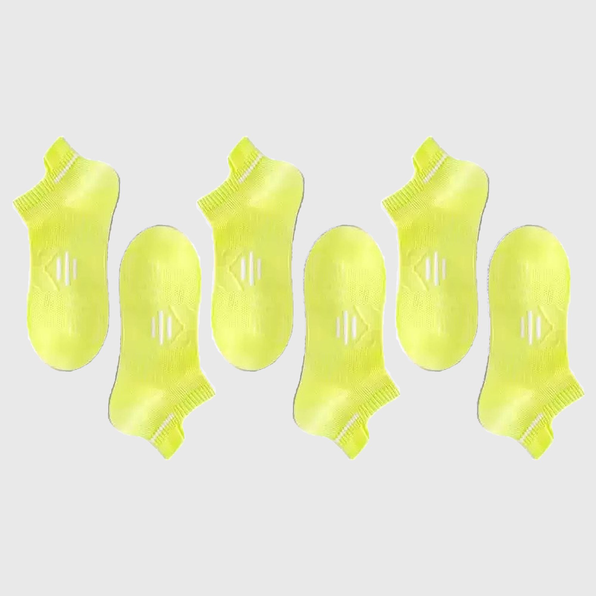 Anna-Kaci Men's 6pk Comfort Ankle - Length Athletic Socks