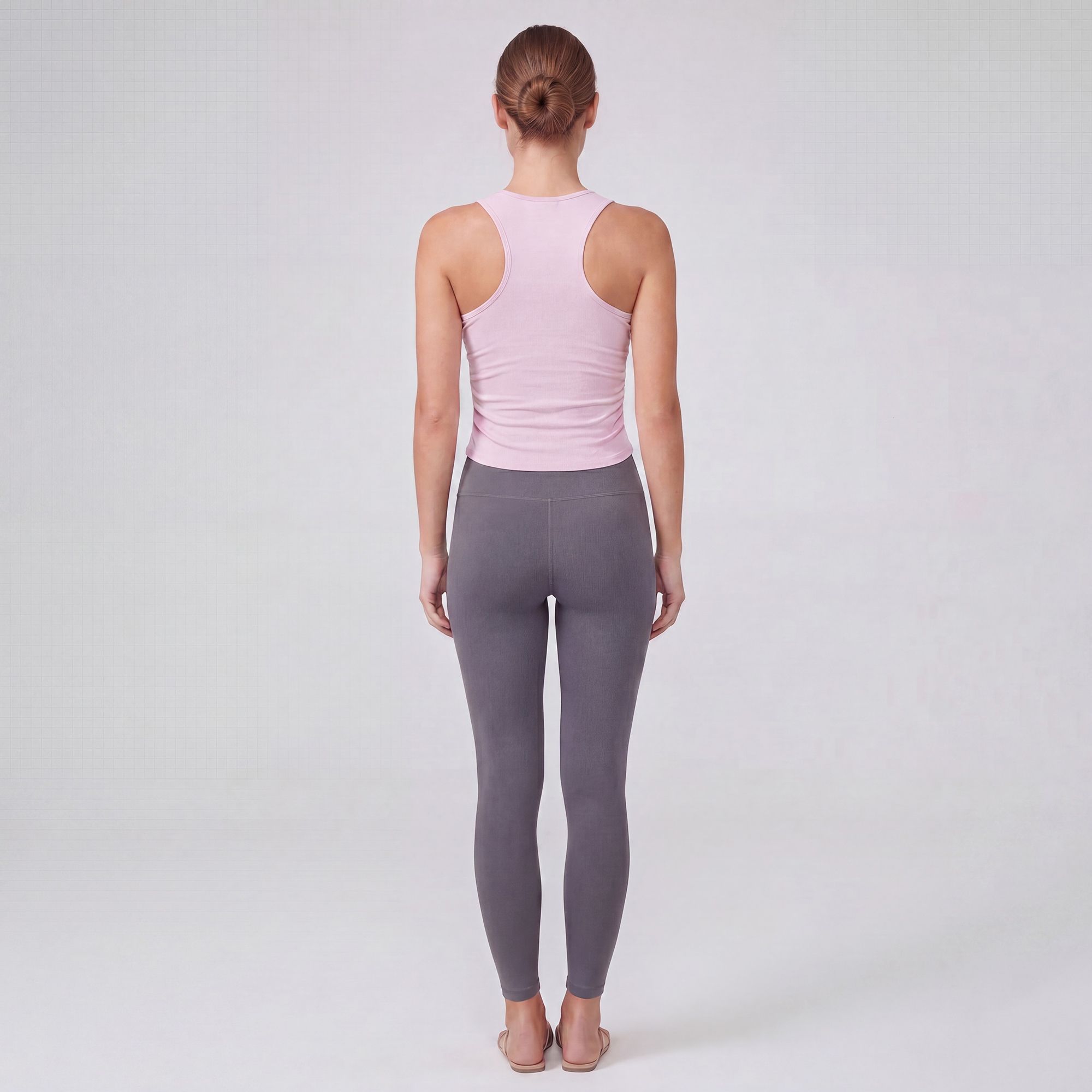 Sleeveless High Neck Cropped Yoga Tank Fitted Workout Activewear Top