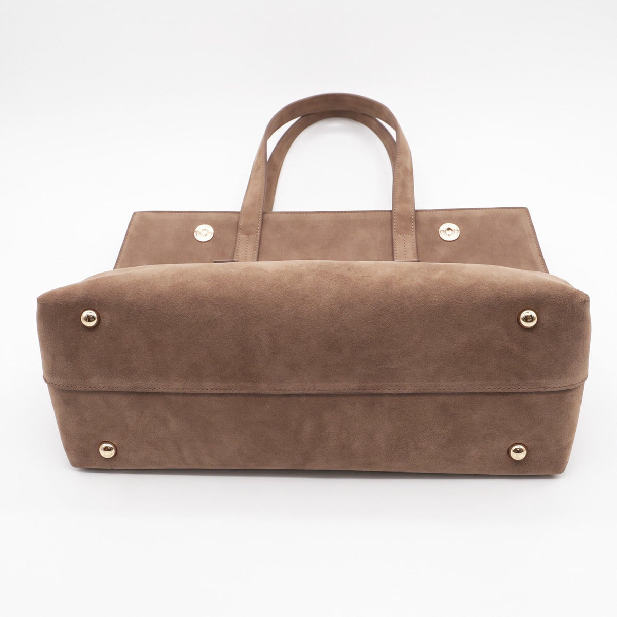 Large Shoulder Tote Bag with Foldover Flap and Interior Pockets
