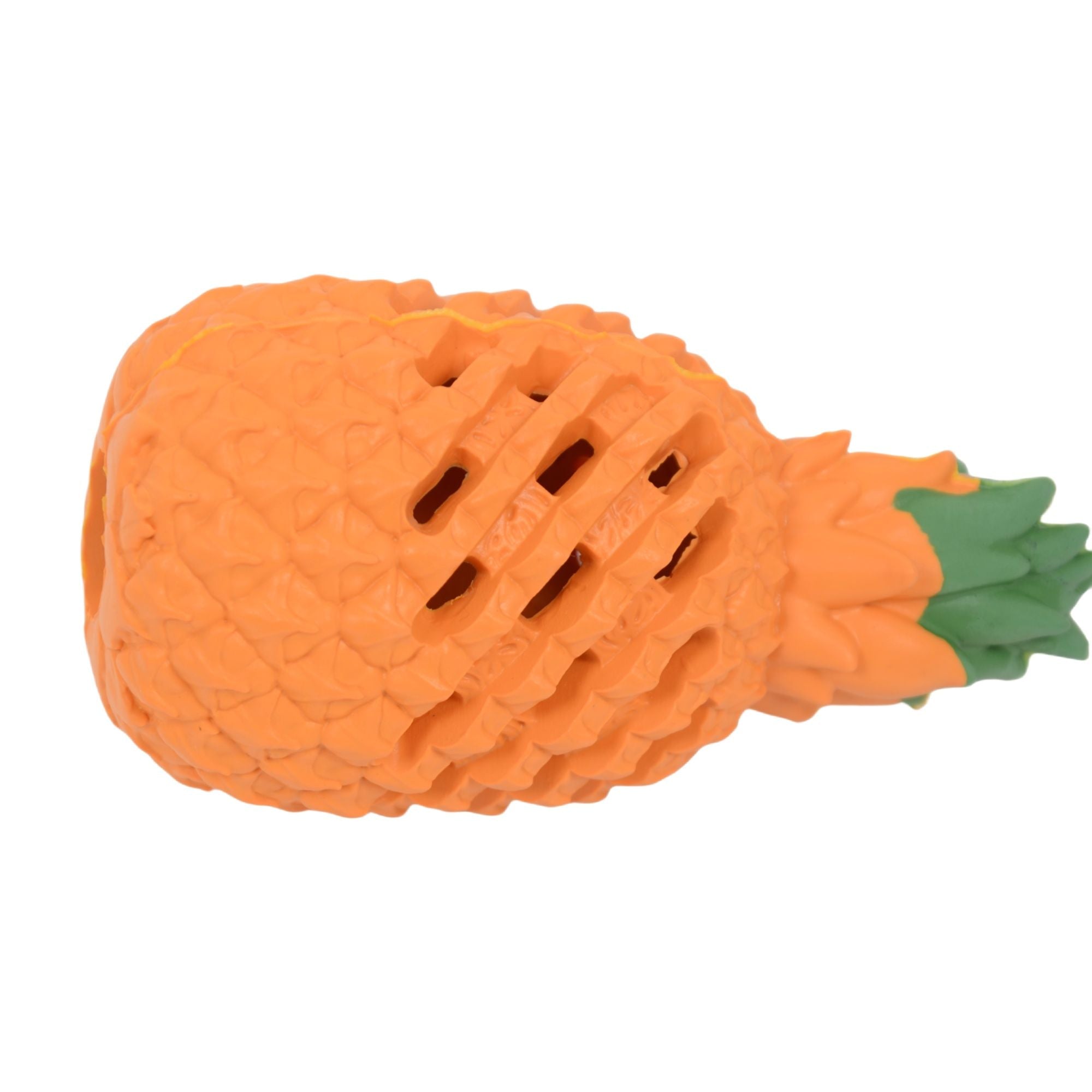 Alilang Indestructible Dog Toys for Aggressive Chewers Durable Dog Chew Toys Dental Clean Interactive Orange Pineapple