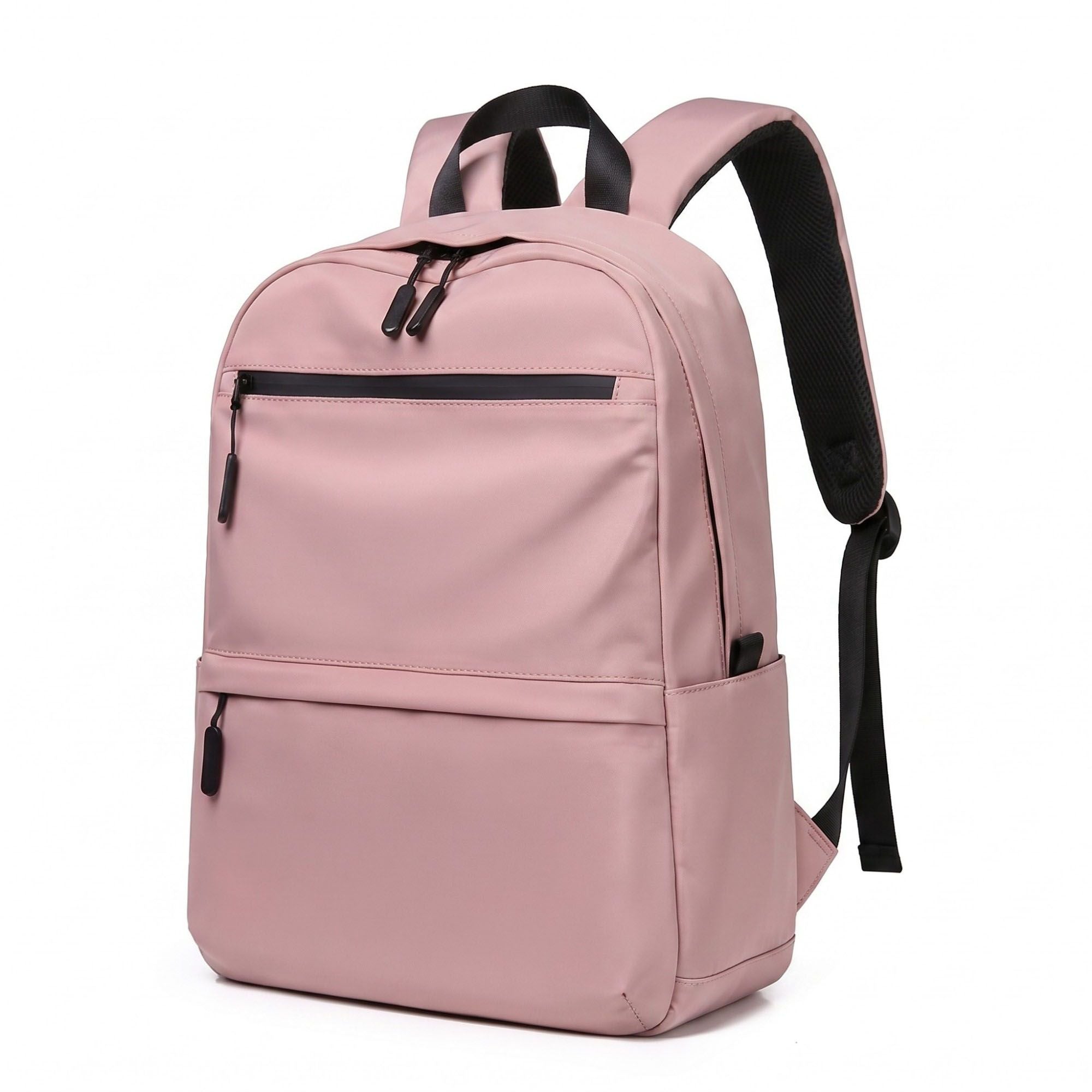 Multi-Pocket Commuter Backpack with Padded Shoulder Straps and Dual Side Pockets
