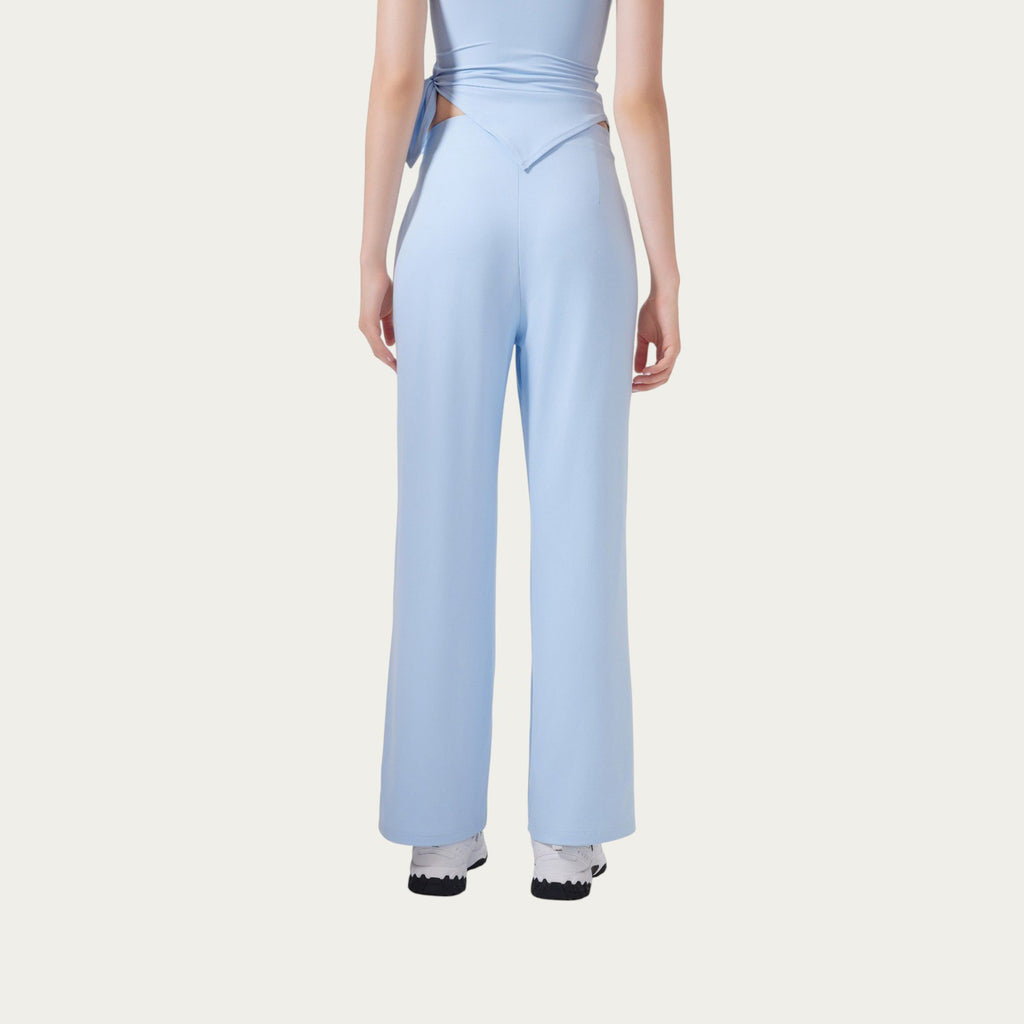 Anna-Kaci Active Women's High Waist Drawstring Wide Leg Sweatpants with Relaxed Fit