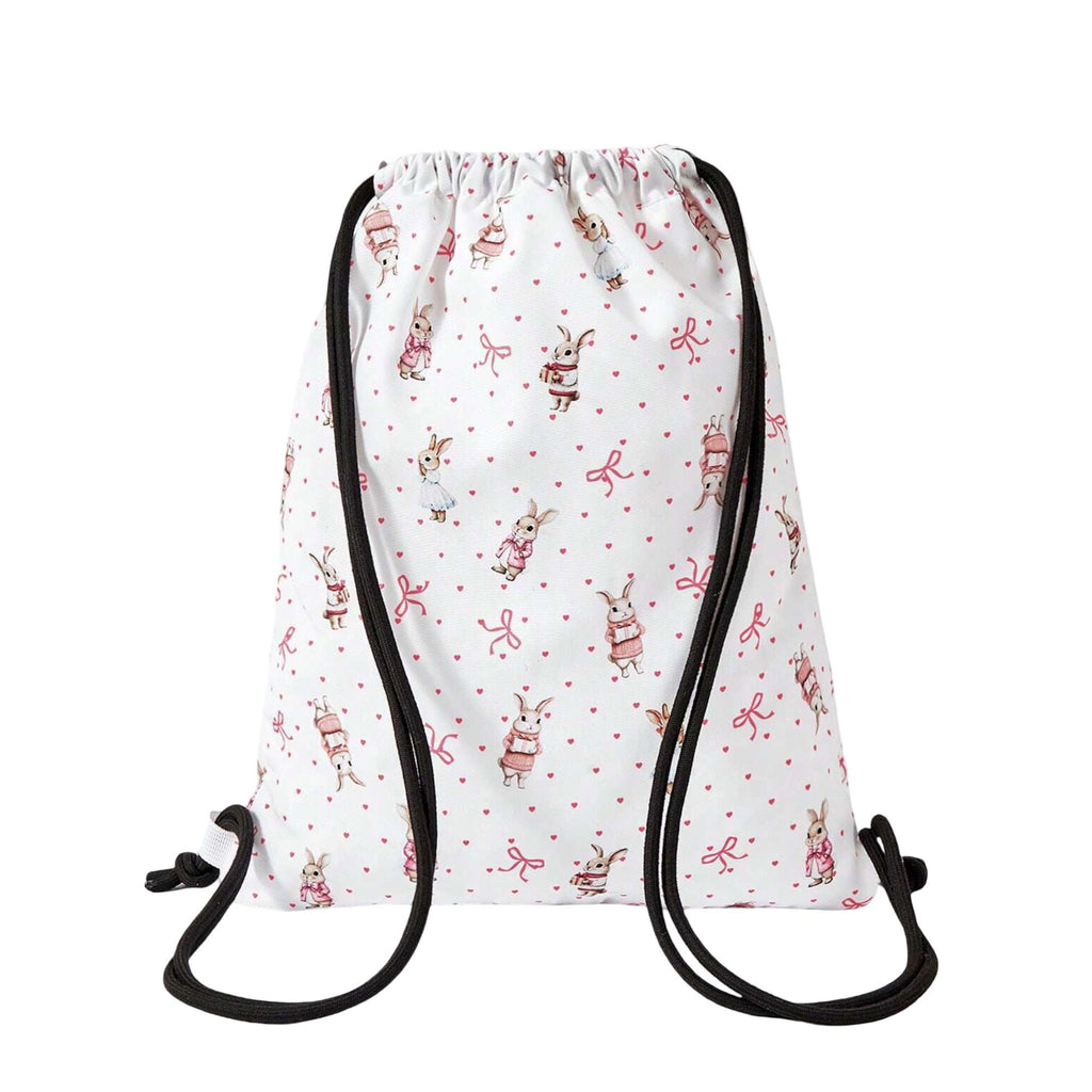 Printed Drawstring Backpack for Women, Large Capacity Lightweight Everyday Bag