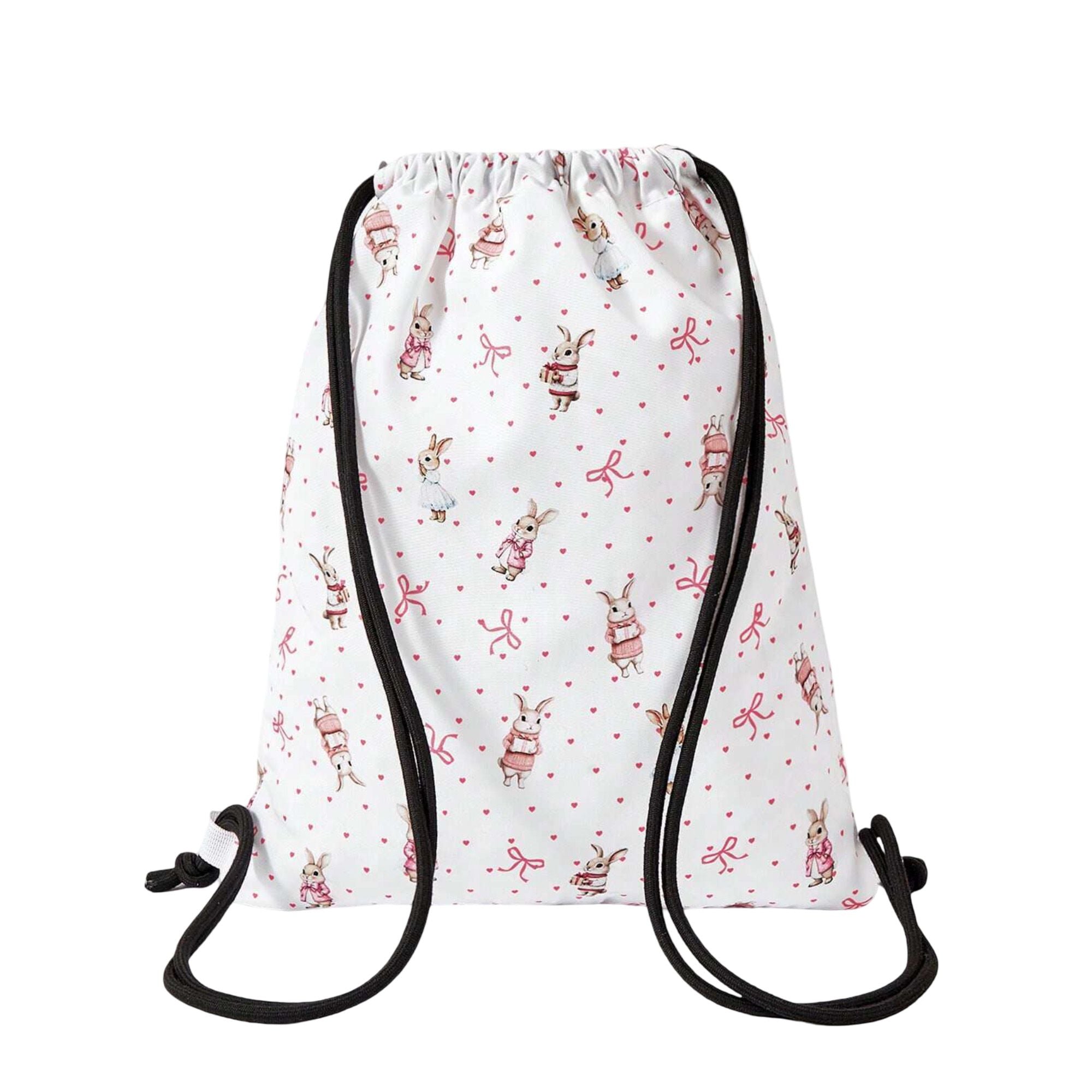 Printed Drawstring Backpack for Women, Large Capacity Lightweight Everyday Bag