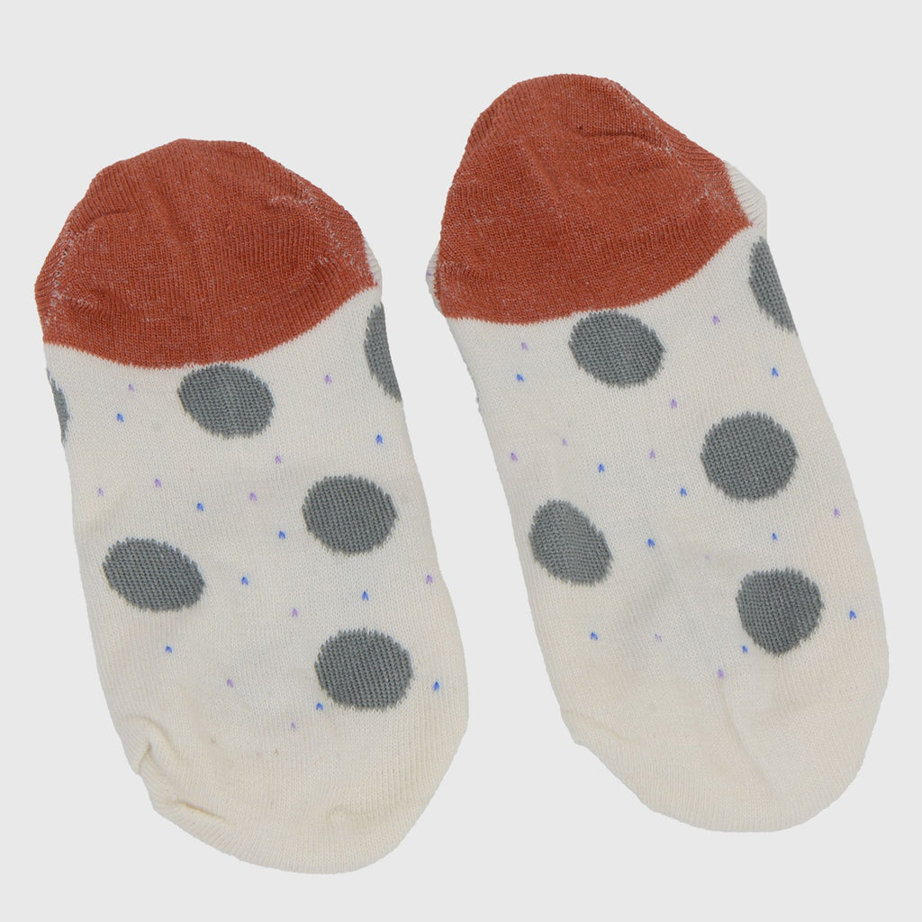 Anna-Kaci Women's Charming No Show Socks Seamless Toe Cotton 6Pk