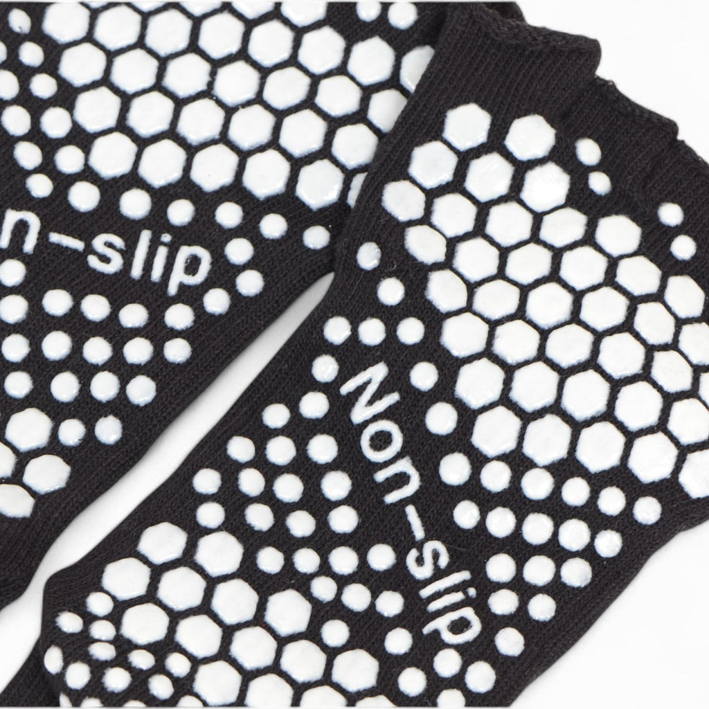 Anna-Kaci Women's Open-Toe Grip Socks for Yoga and Pilates with Non-Slip Soles and Arch Support