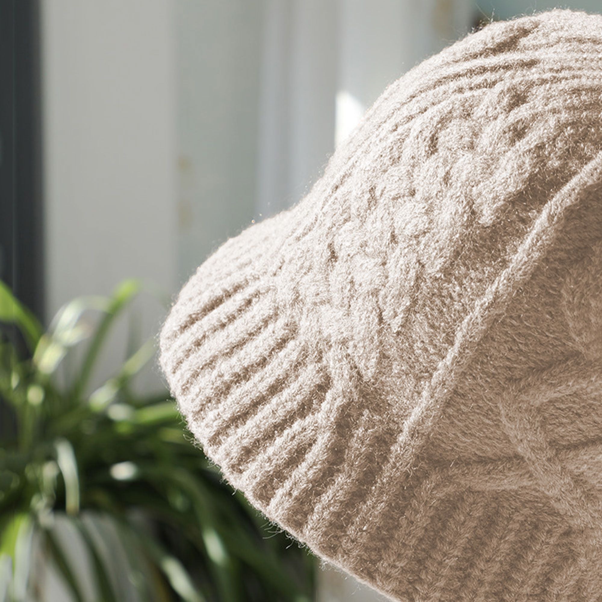 Anna-Kaci Women's Cable-Knit Bucket Hat - Soft Winter Hat for Casual Daily Wear