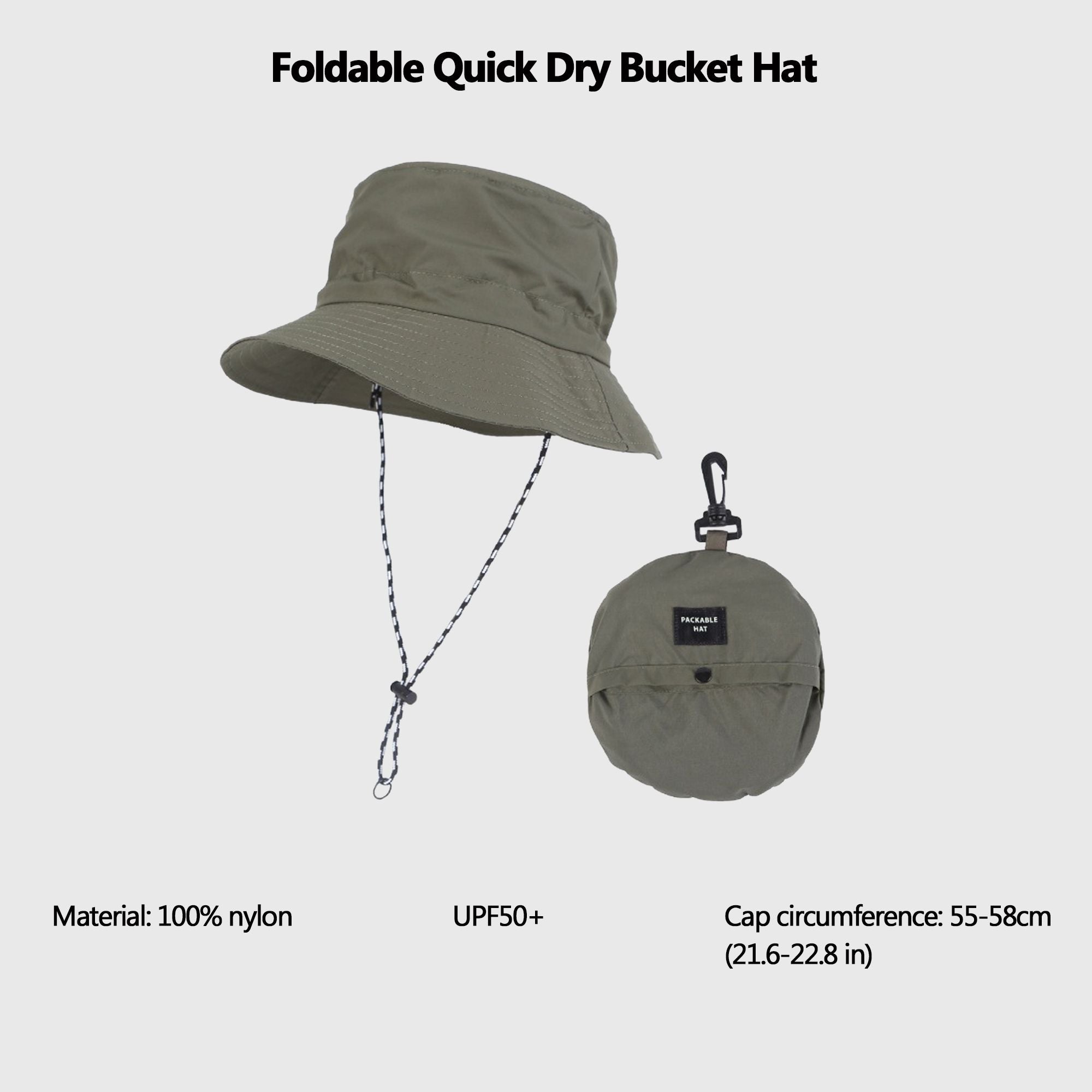 Anna-Kaci Women's Foldable Quick - Dry Bucket Hat with UPF50+ Protection