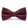 Pre Tied Paisley Bow Tie Adjustable Formal Suit and Tuxedo Accessory