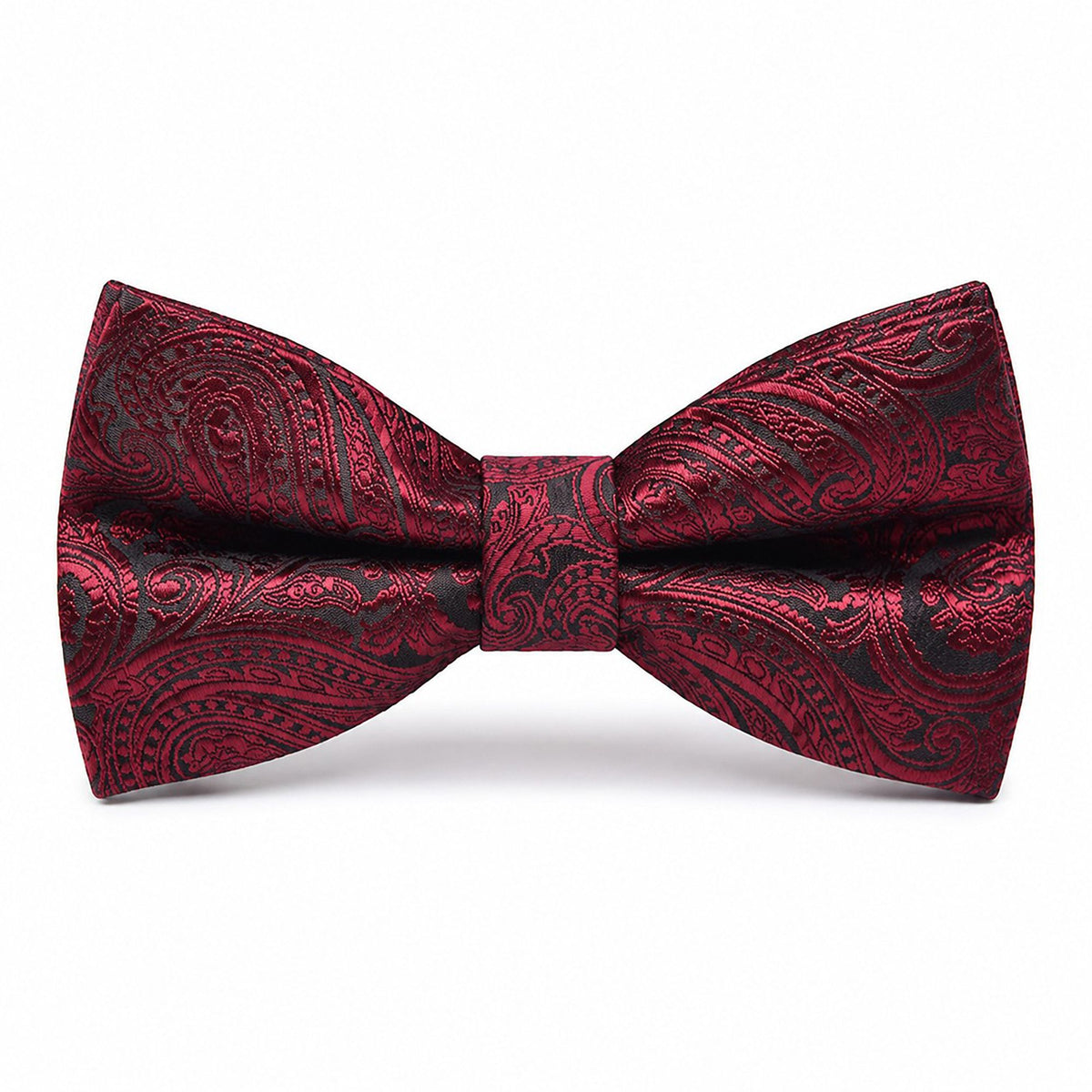 Pre Tied Paisley Bow Tie Adjustable Formal Suit and Tuxedo Accessory
