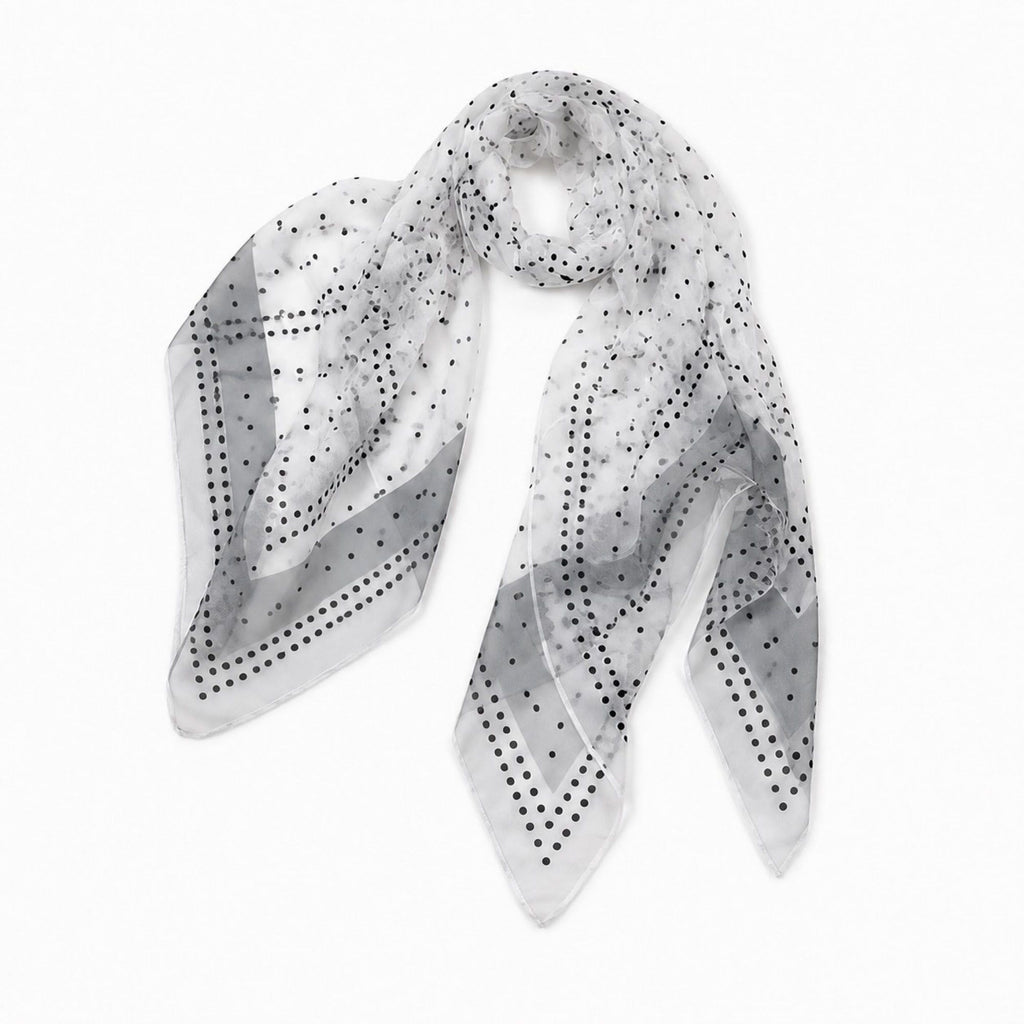Lightweight Striped Sheer Long Scarf