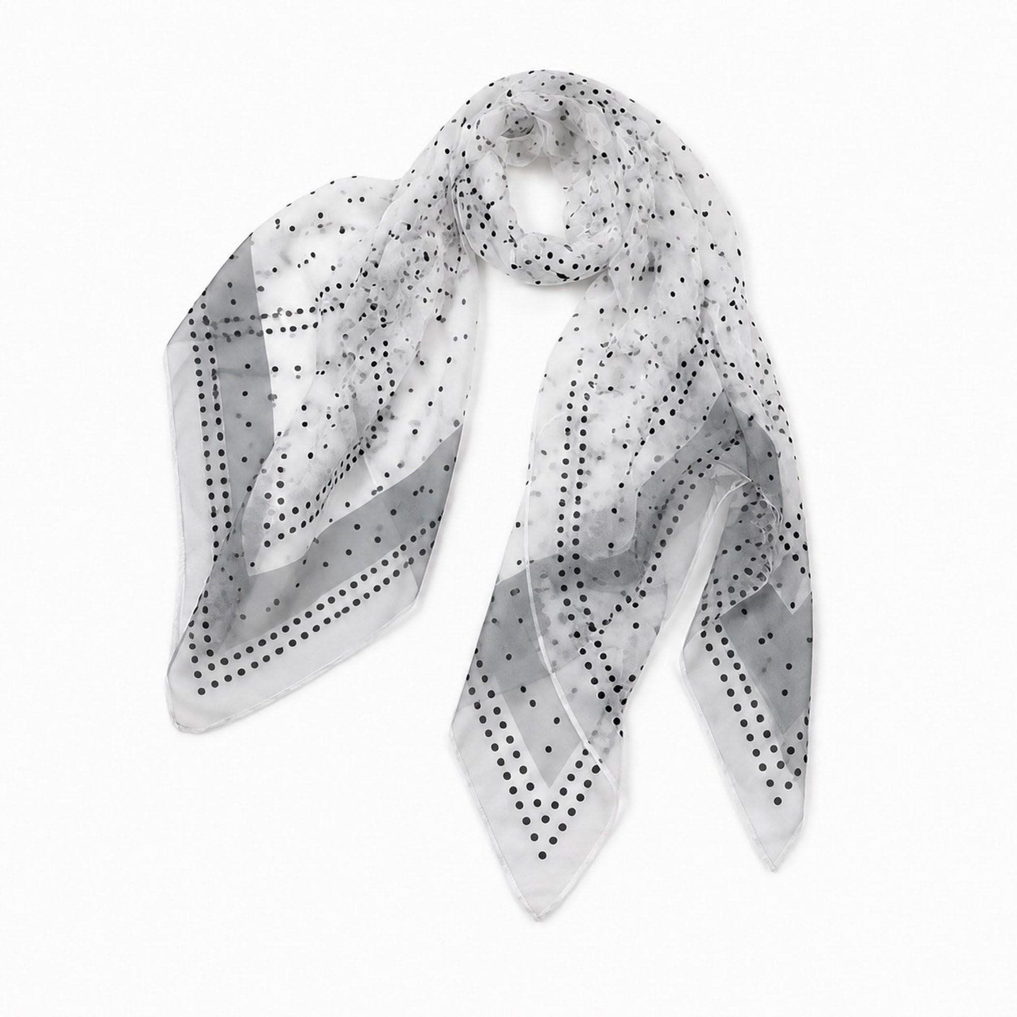 Lightweight Striped Sheer Long Scarf