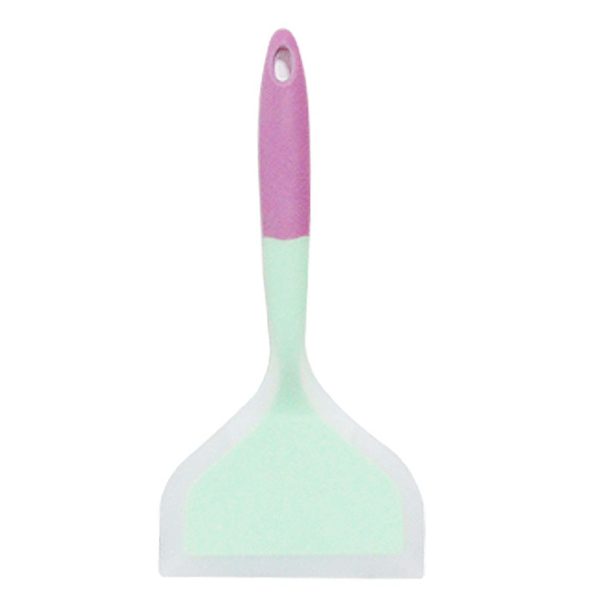 2-Piece Silicone Bench Scraper Set with Flexible Edge and Hanging Handles