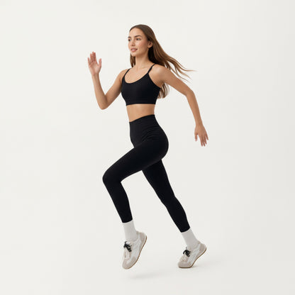 Anna-Kaci Active Women‘s High Waist Active Leggings with Smooth Stretch Fabric Supportive Contoured Fit and Full Length Design