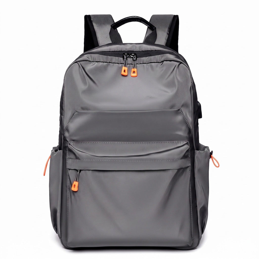 Multi-Pocket Commuter Travel Backpack with Padded Straps and Adjustable Side Pockets