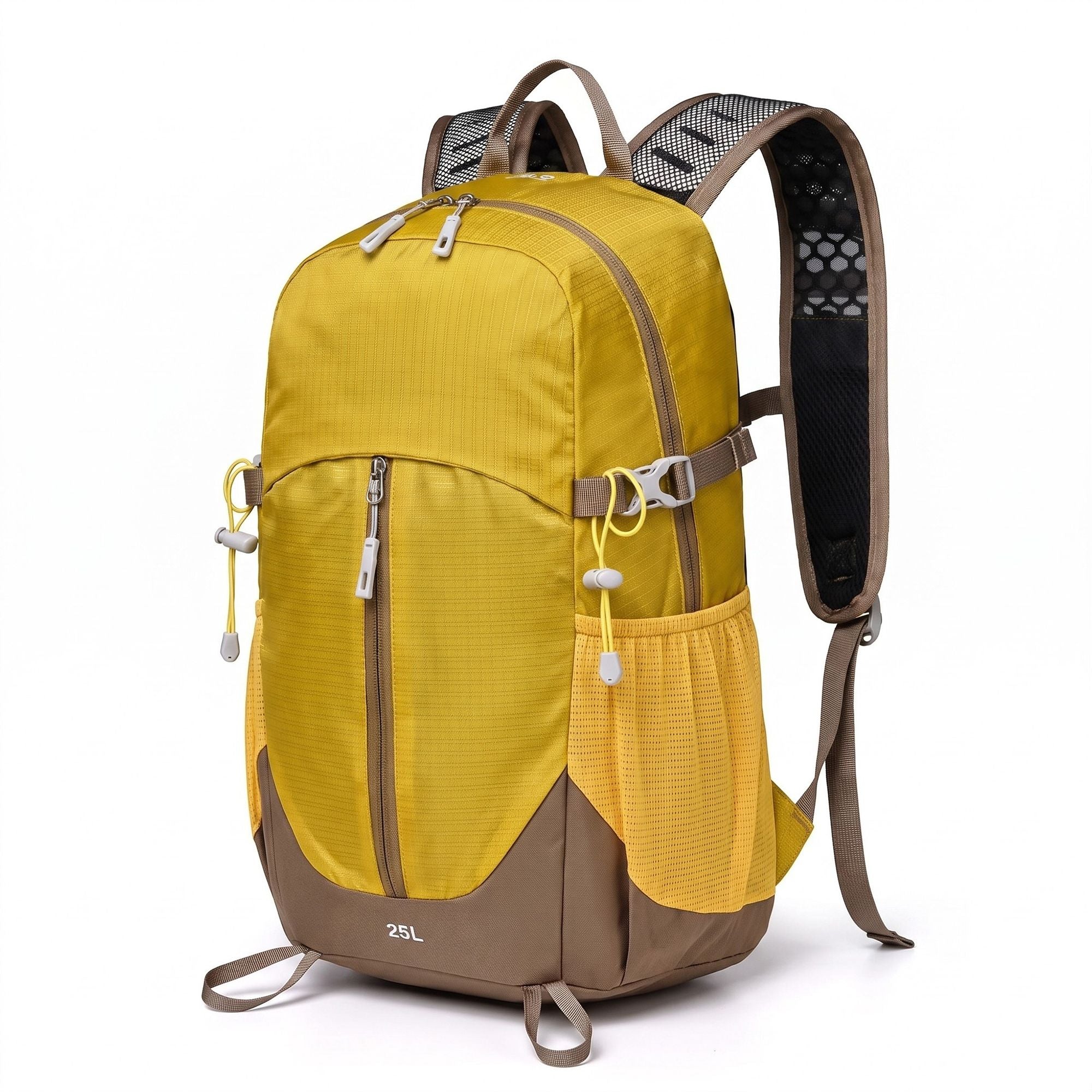 Lightweight Travel Backpack with Side Pockets Adjustable Straps Multi Pocket Design