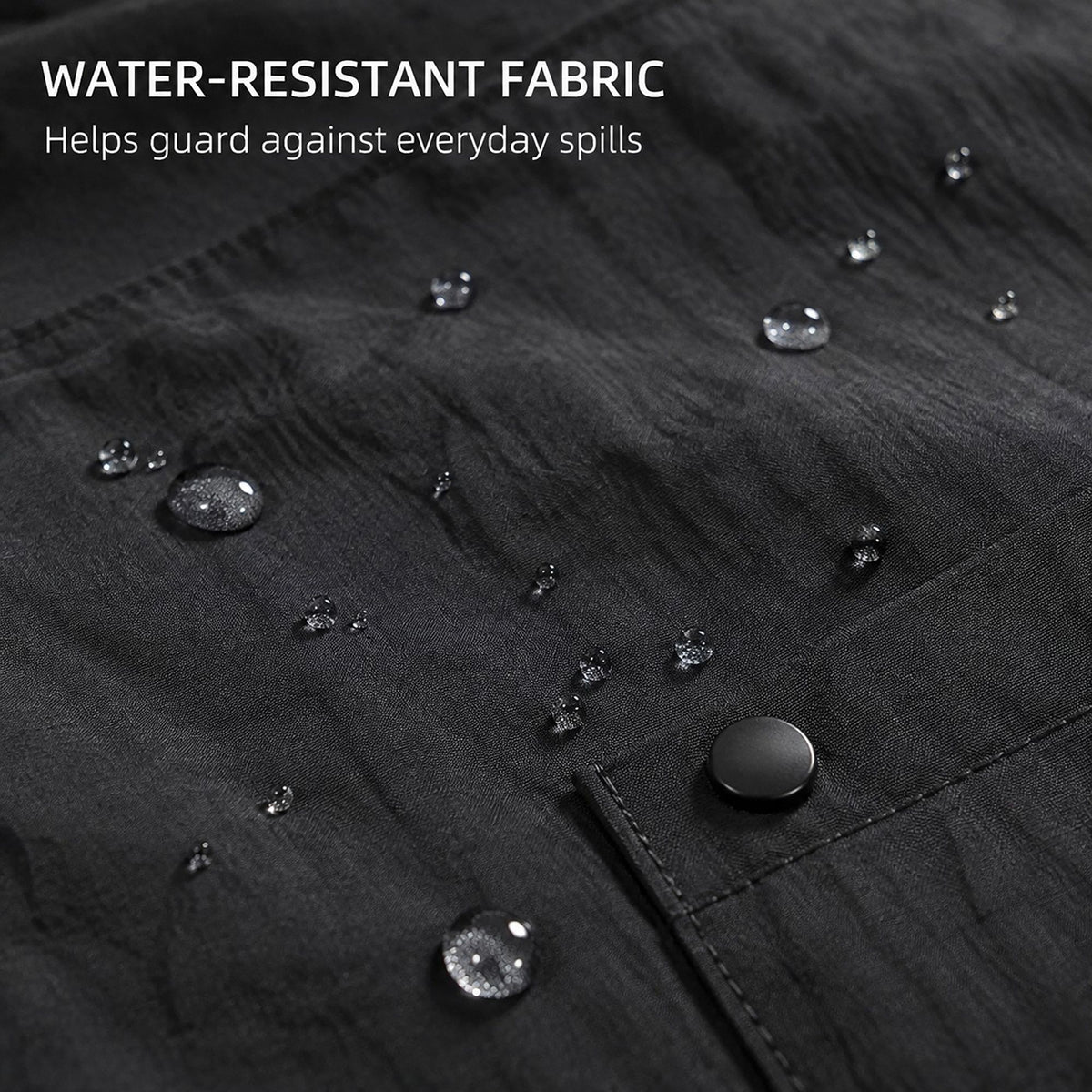 Water Resistant Utility Apron with Adjustable Straps and Three Pockets