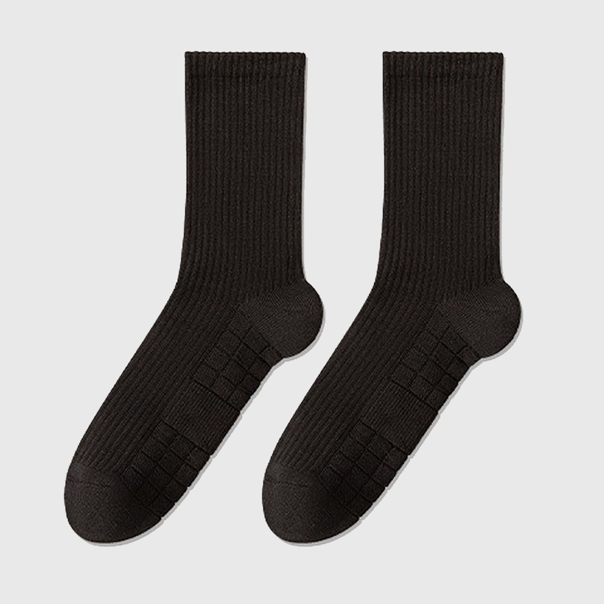 Anna-Kaci 6pk Men's Crew Socks with Non - Slip Sole