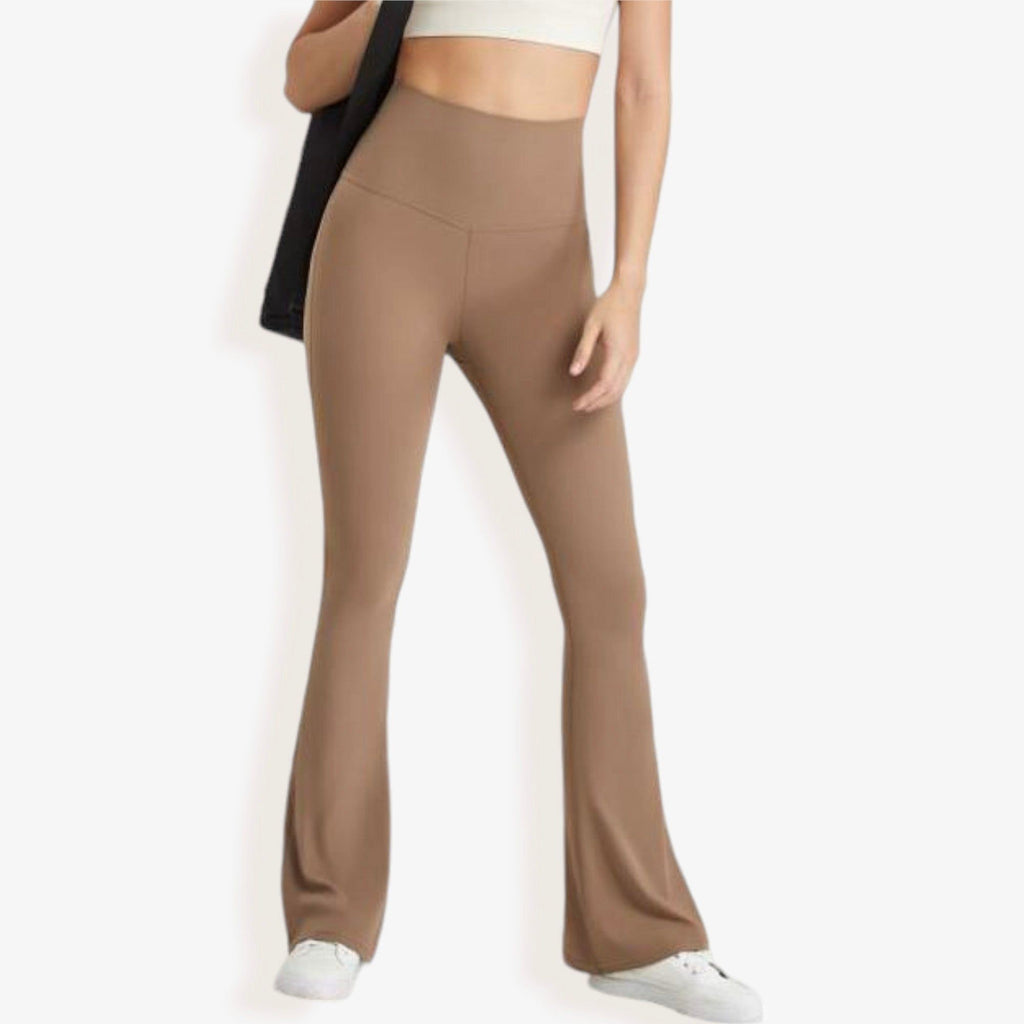 High Waist Flare Leggings with Comfortable Stretch Fit