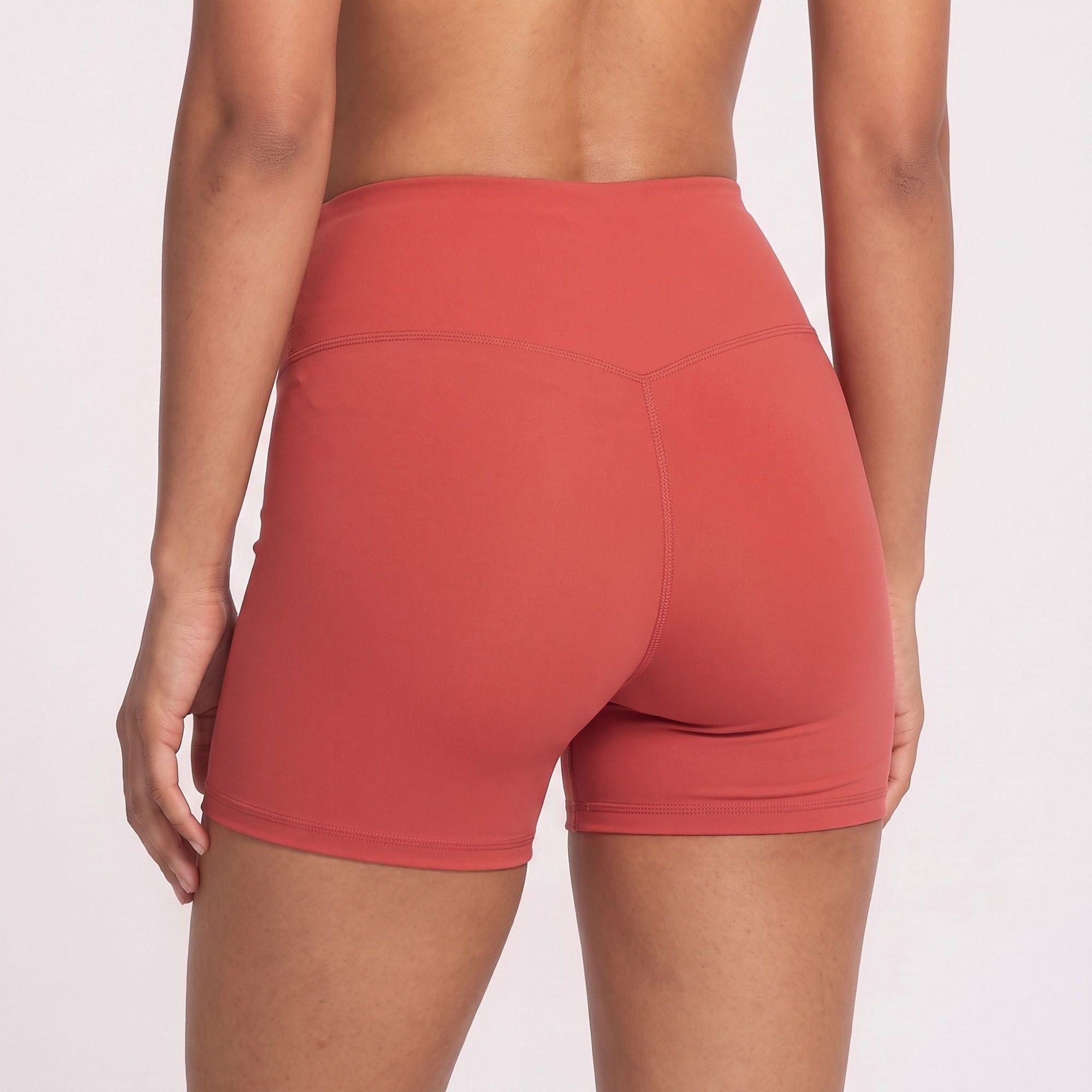 High Waist Biker Shorts Stretch Workout Yoga Shorts